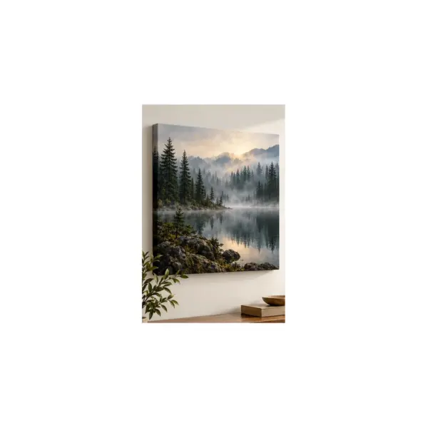Stillwater Forest Matte Canvas Wall Art