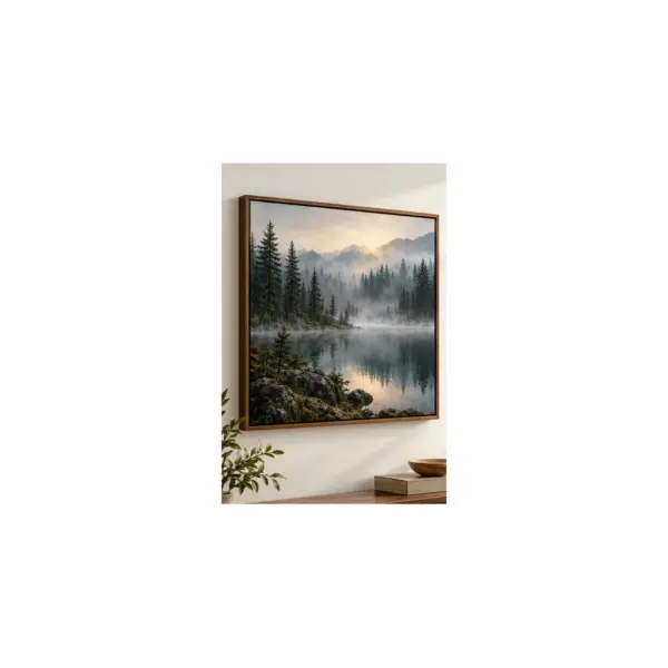 Stillwater Forest Framed Canvas Wall Art