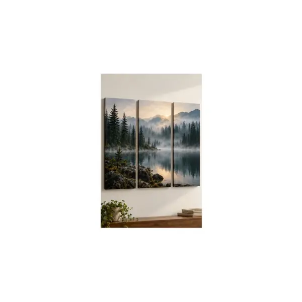 Stillwater Forest Three-Panel Canvas Set