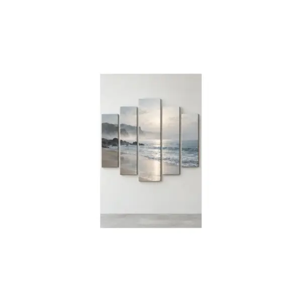 Coastal Silence Five-Panel Canvas Set