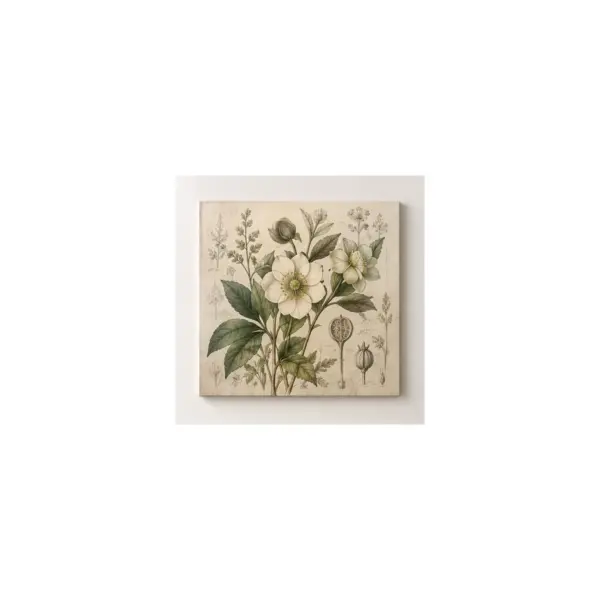 Botanical Study Matte Canvas Wall Art