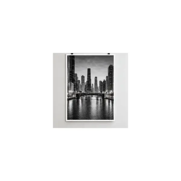 Monochrome City Gallery Poster Print