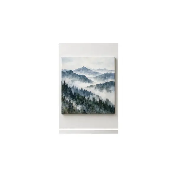 Watercolor Ridge Matte Canvas Wall Art